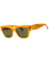 Longchamp 53mm Gradient Modified Rectangular Sunglasses In Multi