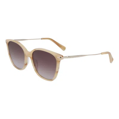 Longchamp Women's 54 Mm Marble Beige Opticals In Multi