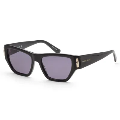 Longchamp Women's 54mm Black Sunglasses