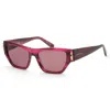 Longchamp Women's 54mm Striped Purple Sunglasses In Pink