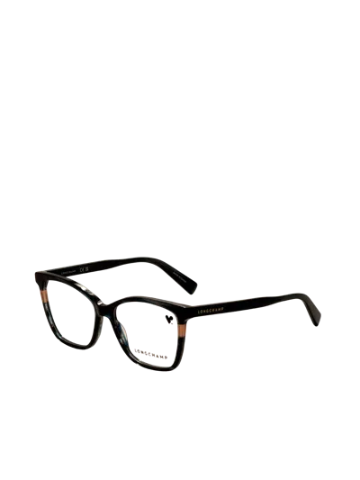 Longchamp Women's 55 Mm Striped Green Eyeglasses In Gold