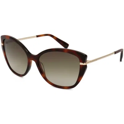 Longchamp Women's 57 Mm Brown Sunglasses