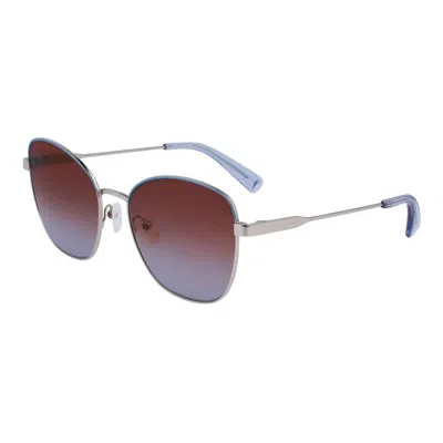 Longchamp Women's 57 Mm Silver Opticals