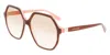 Longchamp Brown Acetate Sunglasses In Brown