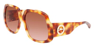 Longchamp Women's 59 Mm Brown Sunglasses Lo709s-217