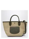 Longchamp Xs Le Pliage Basket Handbag In Light Blue