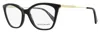 Longchamp Women's Butterfly Eyeglasses Lo2692 001 Black/gold 54mm In Multi
