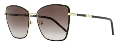 Longchamp Women's Butterfly Rimmed Sunglasses Lo167s 009 Black/gold 58mm