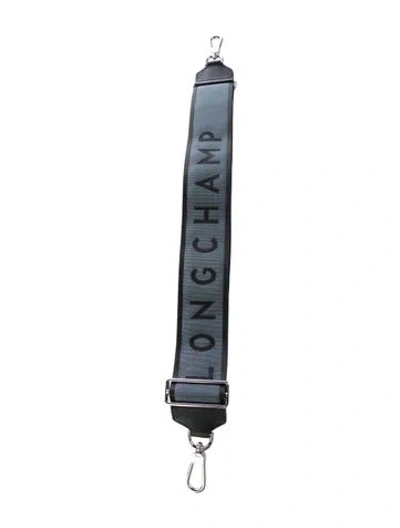 Pre-owned Longchamp Women's Canvas Bag Strap In Blue