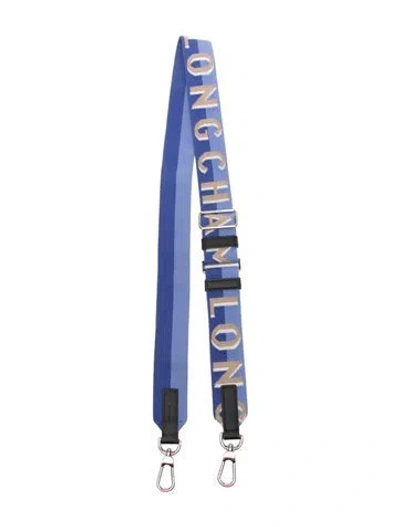 Pre-owned Longchamp Women's Canvas Bag Straps In Blue