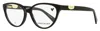 Longchamp Women's Cat Eye Eyeglasses Lo2764 001 Black 53mm In Black