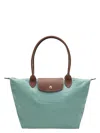 Longchamp Celadon Coloured Le Pliage Original L Bag