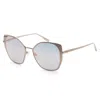 Longchamp Women's Fashion 56mm Rose Gold Sunglasses Lo175s-770