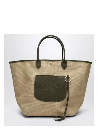 Longchamp Women's L Le Pliage Raffia Tote Bag