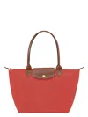 Longchamp Le Pliage Large Bag In Red