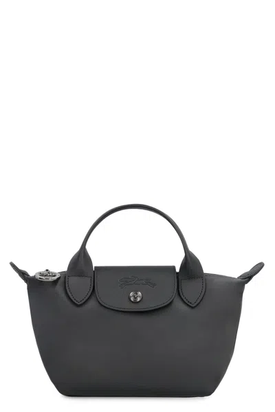 Longchamp Le Pliage Xtra Xs Leather Tote In Black