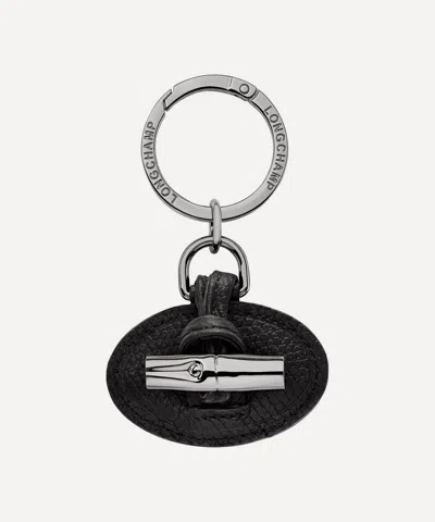 Longchamp Women's Le Roseau Keyring In Black