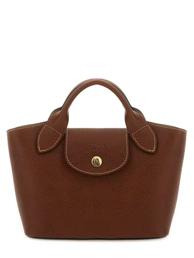 Longchamp Women's Leather Handbag In Brown