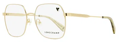 Longchamp Women's Lgp Square Eyeglasses Lo2148 771 Gold/ivory 55mm
