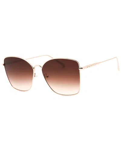 Longchamp Women's Lo117s 60mm Sunglasses In Gold