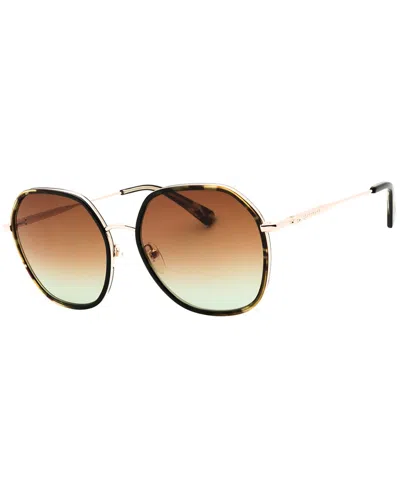 Longchamp Women's Lo163s 58mm Sunglasses In Yellow
