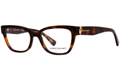 Longchamp Women's Lo2713 Eyeglasses In Havana In Brown