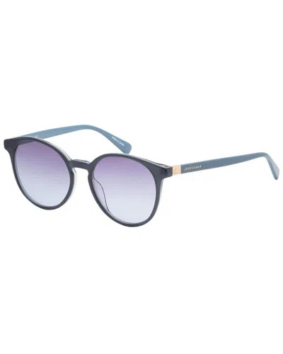 Longchamp Women's Lo658s 51mm Sunglasses In Blue