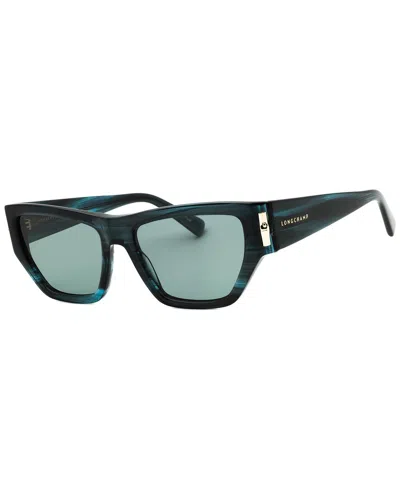 Longchamp Women's Lo774s 54mm Sunglasses In Green
