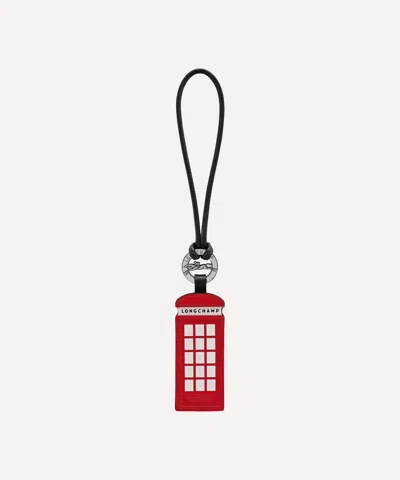 Longchamp Women's London Red Phone Booth Keyring