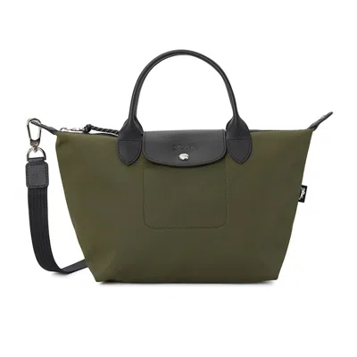 Pre-owned Longchamp Women's  Le Pliage Energy S Tote Bag In Khaki In Brown