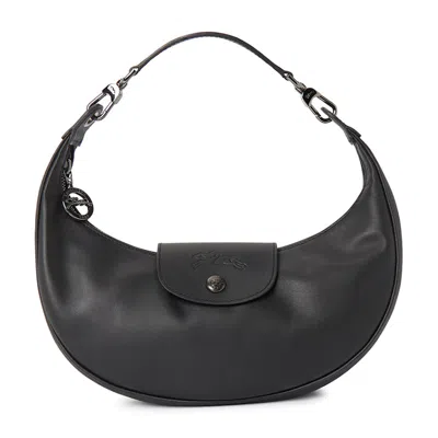 Pre-owned Longchamp Women's  Le Pliage Extra S Shoulder Bag In Black