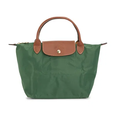 Pre-owned Longchamp Women's  Le Pliage S Tote Bag In Green