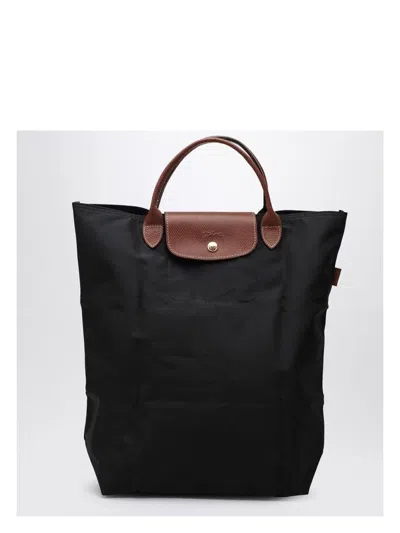Longchamp Le Pliage Original Canvas Tote In Black