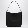 Longchamp M Le Roseau Hobo Bag In Black