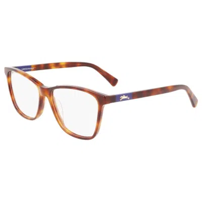 Longchamp Women's Opticals Havana 52mm Opticals In Brown