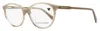 Longchamp Women's Oval Eyeglasses Lo2709 106 Gray Horn/ivory 53mm In Multi