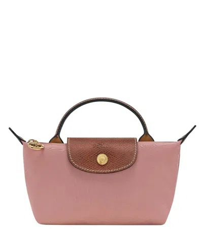 Longchamp Women Pink Le Pliage Original Mini Clutch