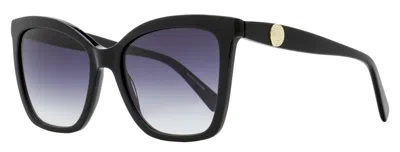 Longchamp Women's Square Cat Eye Sunglasses Lo742sn 001 Black 54mm