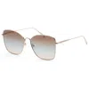 Longchamp Blue Grey Gradient1 Butterfly Sunglasses Lo117s 714 60 In Gold