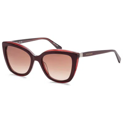 Longchamp Brown Gradient Butterfly Ladies Sunglasses Lo695s 600 54