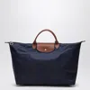 Longchamp Women's Travel Bag Navy Le Pliage Original S