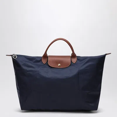 Longchamp Women's Travel Bag Blue Le Pliage Original S