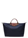 Longchamp Women's Travel Bag Navy Le Pliage Original S