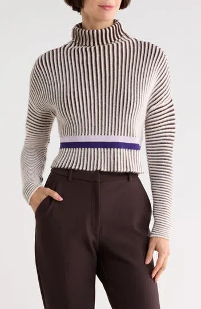 Longchamp Wool Blend Sweater Top In Gray