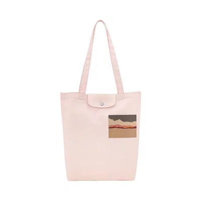 Pre-owned Longchamp X Caroline Hélain M Tote Bag 'ballet' | Pink | Women's Size Onesize