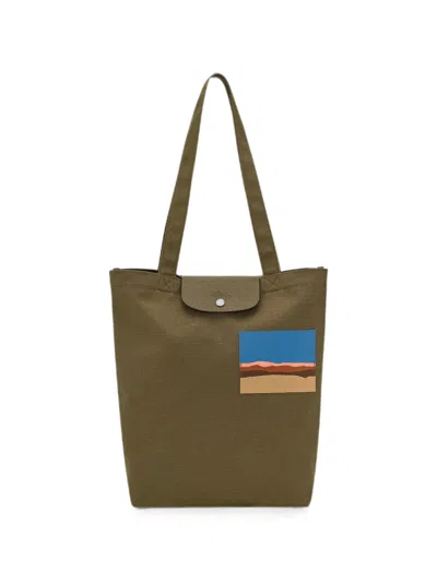 Longchamp X Caroline Hélain M Tote Bag In White
