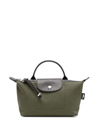 Longchamp X Econyl Le Pliage Energy Logo-print Tote Bag In Green