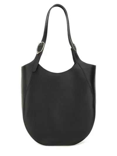 Longchamp Xl "le Foulonné" Shopping Bag In Black