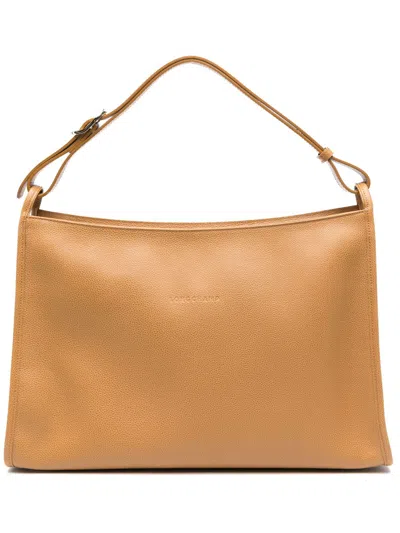 Longchamp Xl Le Foulonné Shoulder Bag In Brown