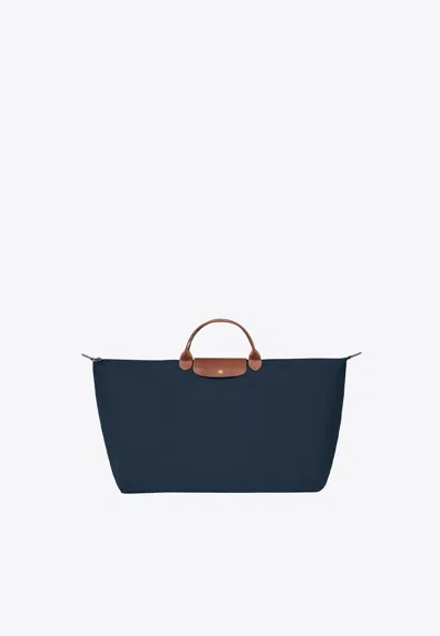 Longchamp Xl Le Pliage Original Travel Bag In Blue